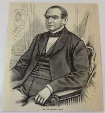 1876 magazine engraving~ THE LATE WILLIAM B ASTOR picture