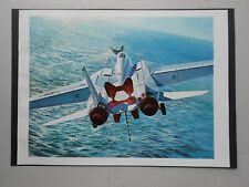 MILITARY AVIATION PRINT- GRUMMAN F-14 TOMCAT  BY KEITH FERRIS picture