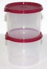 Tupperware Canisters Set of 2 Vineyard 2.5 Cup Stacking Containers picture