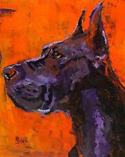Great Dane Gifts | Art Print from Painting | Wall Art, Home Decor, Poster 11x14 picture
