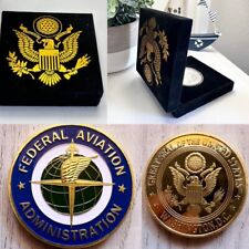 FEDERAL AVIATION ADMINISTRATION (FAA) Challenge Coin with special velvet case picture