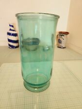 Teal  Glass Vase  PRE-OWNED  GOOD CONDITION  picture