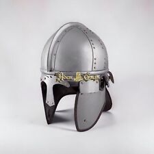 Medieval Infantry Late Roman ridge helmet Larp  Replica Knight Helmet Best Costu picture