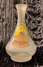 Handpainted made in Mexico Glass Vase  picture