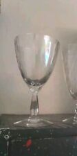 Fostoria American Glassware Iridescent Goblets 4 Medium  picture