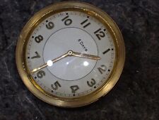 Vintage Unbranded 8 Day Mechanical Wind Car Clock runs Swiss picture