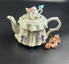 Vintage - Teleflora Tea Pot - Made in Phillippines - 7