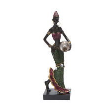 African Women Sculpture Lady Figurine Statue Decor Women Figure Girls  picture
