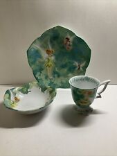 ROYAL DOULTON DISNEY FAIRIES TINKER BELL PLATE BOWL CUP SET 3 Piece picture