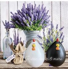 Egg Shaped Chicken Decor Ceramic 5 Inches Tall, Set 2- Egg picture