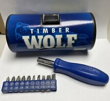 TIMBER WOLF 1/4 Inch BIT DRIVER SET Various Sizes  Philips & Flat Head Bits NEW picture