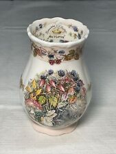 Royal Doulton Brambly Hedge Vase Autumn ~ 5” High picture