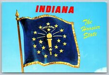 Indiana State Flag Postcard 4x6 picture