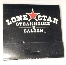 Rare Vintage Long Star Steakhouse Matchbook Rare Matches  picture