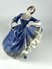 Antique Rosenthal Selb Germany Porcelain Figurine Rococo Dancer Hand Painted VTG picture