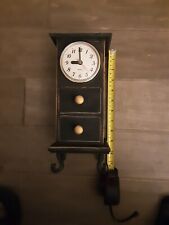 Black Distressed Vintage Inspired Tabletop Clock picture