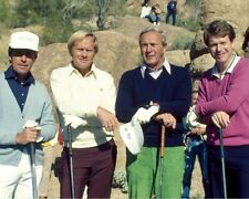 8x10 Color of Gary Player, Jack Nicklaus, Arnold Palmer & Tom Watson picture