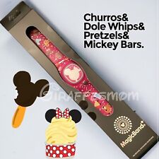 Disney Pink MagicBand Plus Snacks Mickey Ice Cream Bar New Unlinked with Charger picture