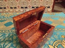 Amazing box Wooden burl jewellery box, made of quality thuya burl, handmade picture