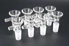8pc 14MM Male Glass Bowl For Water Pipe Hookah Bong Replacement Head US Shipping picture