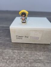 1985 Olszewski Goebel Miniature FLOWER BOY 502-P DeGrazia Figurine  picture