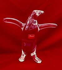 Beautiful Baccarat France Art Glass Crystal Penguin Figurine picture