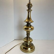 Stiffel Brass lamp Turned Brass Column Lamp, 34