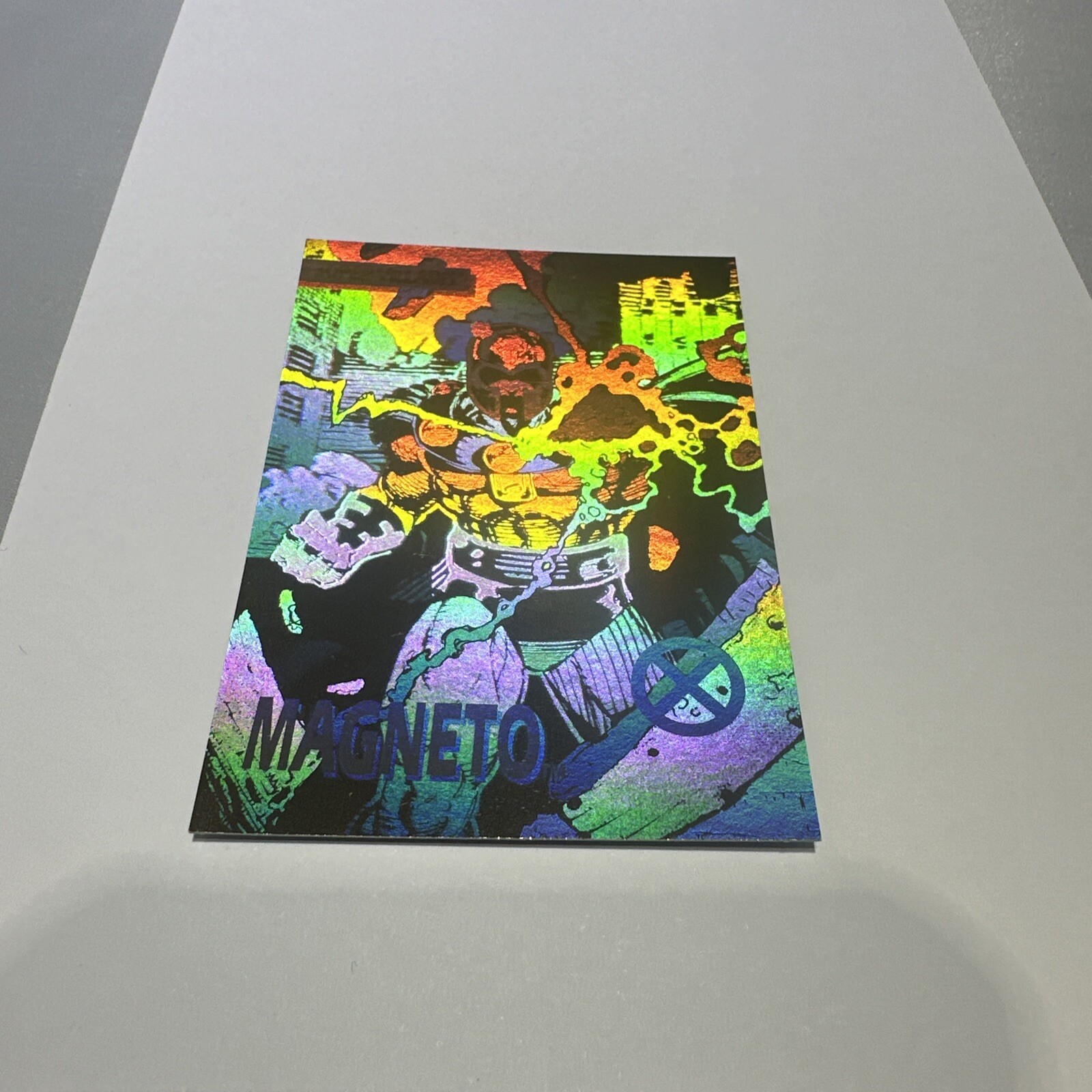 1992 X-Men Series 1 Magneto Hologram Insert Card XH-4 Impel LP/MP