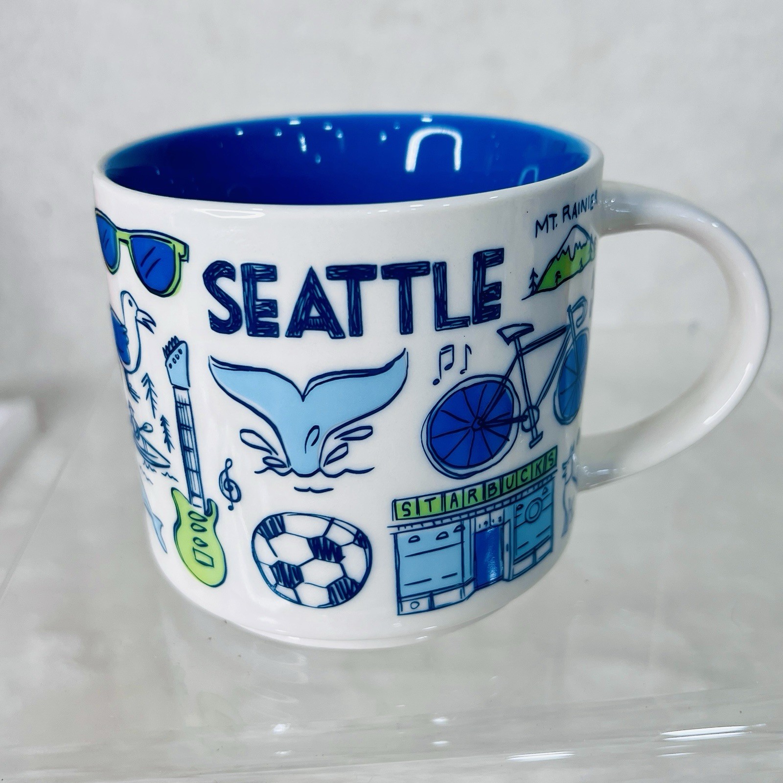 Starbucks Seattle Been There Series Across The Globe Coffee Tea Cup Mug 14oz