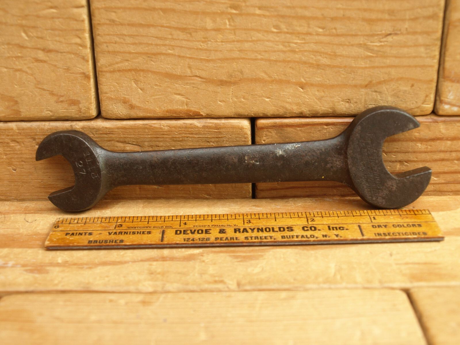 Billings & Spencer 1118/27 Engineers’ 15 Degree Double-End Wrench 1915-1926 Billings & Spencer 1118/27 Engineers’ 15 Degree Double-End Wrench 1915-1926