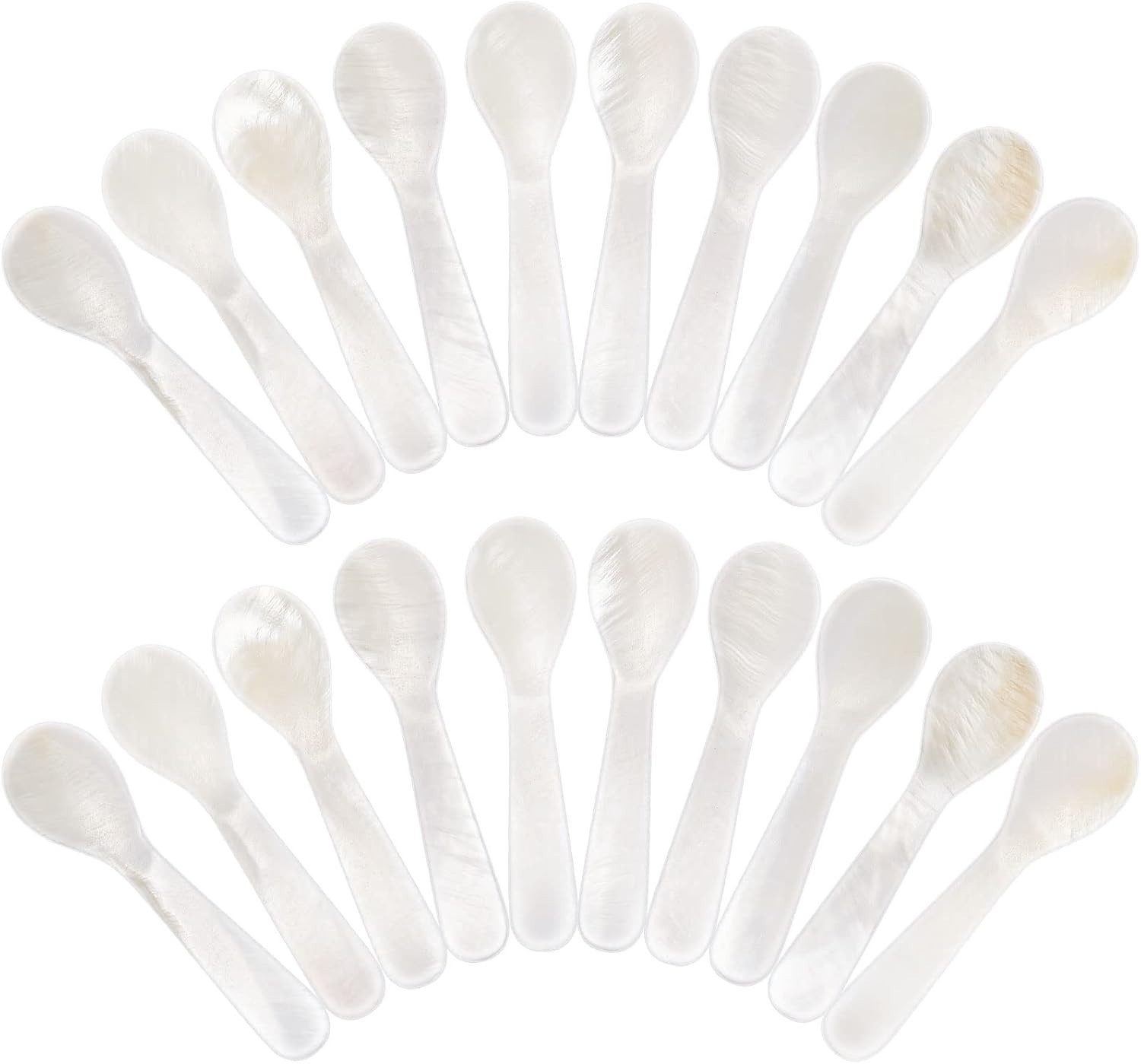 Patelai Set of Caviar Spoons Mother of Pearl Spoons with Hand Craft W round Hand Patelai Set of Caviar Spoons Mother of Pearl Spoons with Hand Craft W round Hand