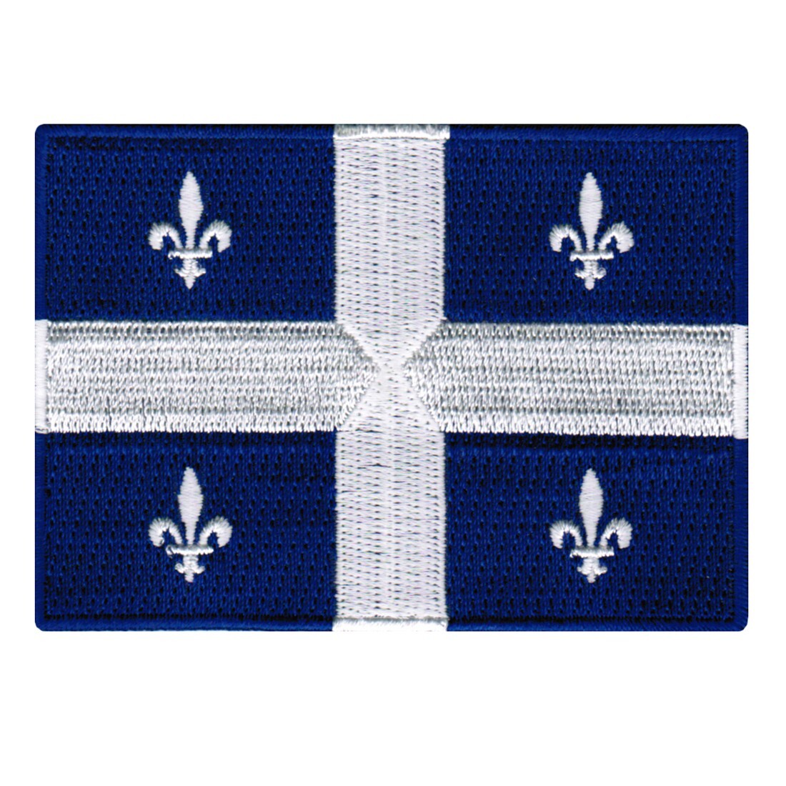 QUEBEC FLAG PATCH CANADA embroidered iron-on EMBLEM CANADIAN PROVINCE FRENCH QC