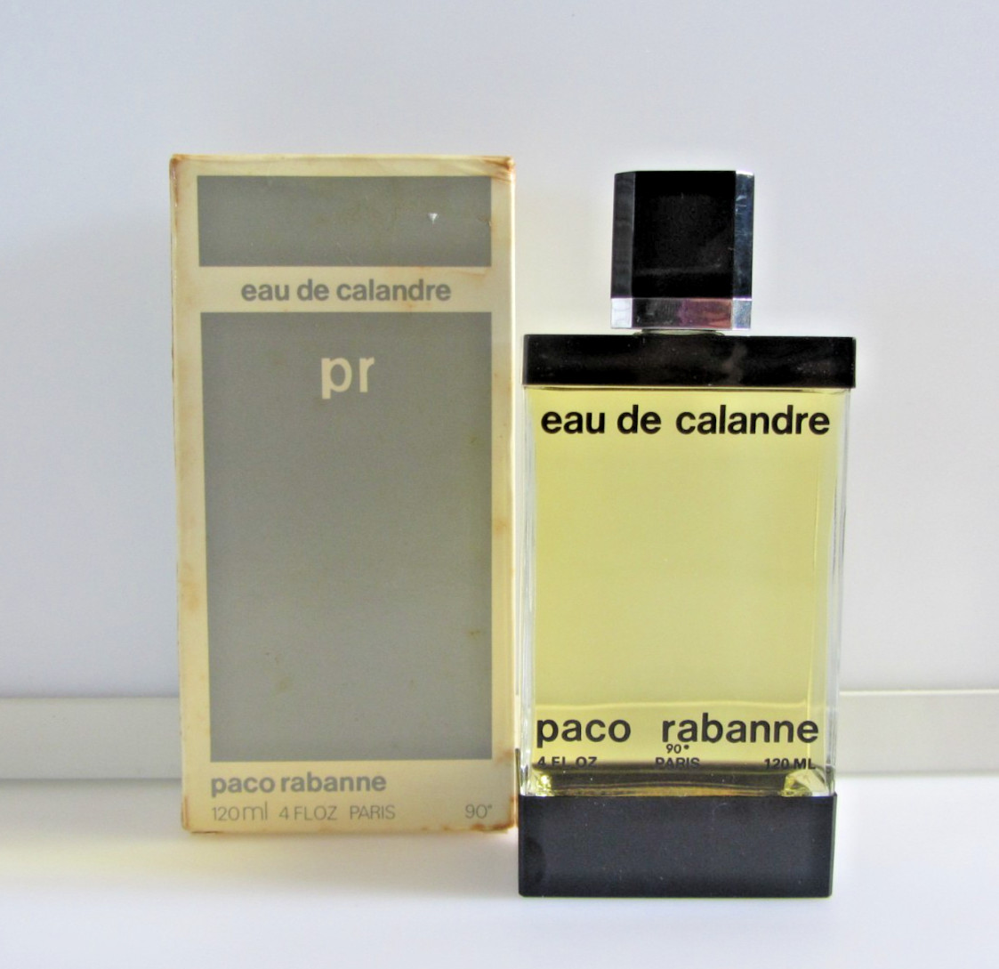 Vintage 70-80s Paco Rabanne Eau de Calandre Eau de Toilette SPLASH 120ml / 4 oz