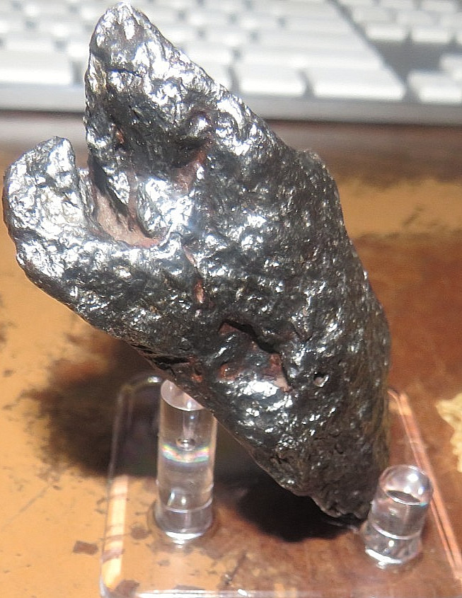210 gm . CAMPO DEL CIELO METEORITE .46+ LBS  AA GRADE STAND