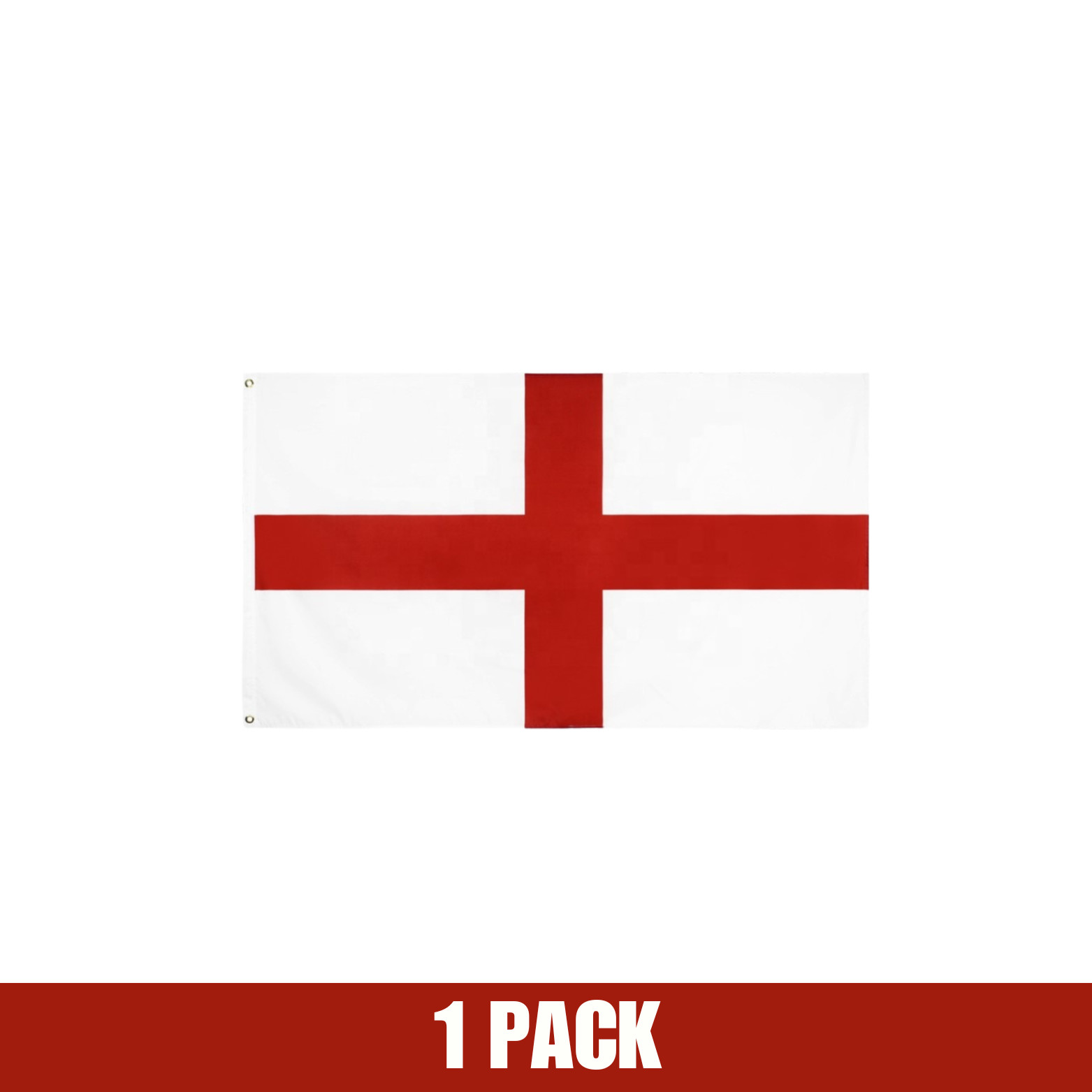 England Flag GB UK 5FT X 3FT St George Cross Brass Eyelets Double Stitched England Flag GB UK 5FT X 3FT St George Cross Brass Eyelets Double Stitched