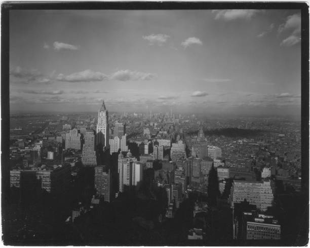 Skyline of Lower Manhattan New York 1929 Historic Old Photo