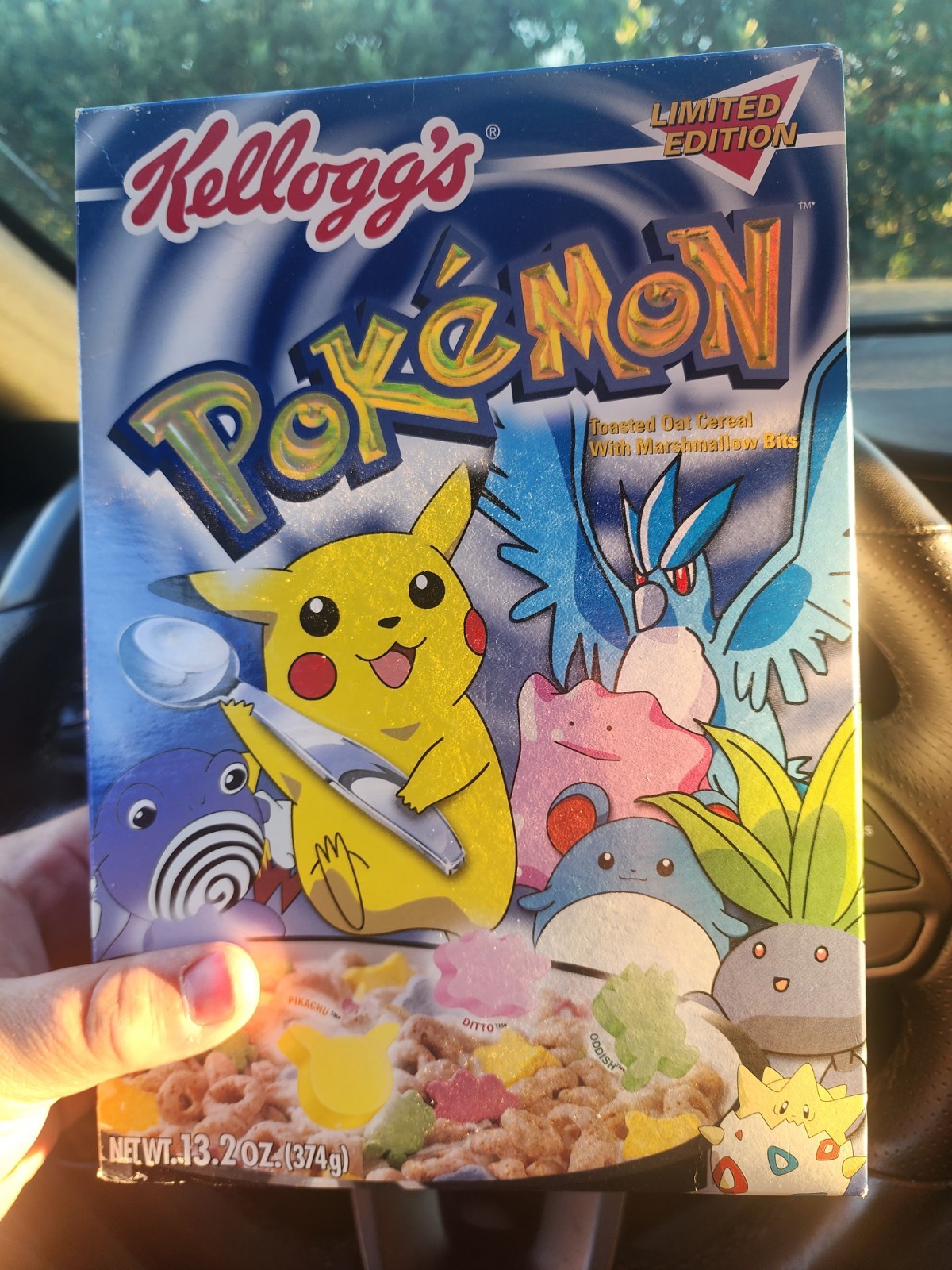 Kellogg Pokemon Limited Edition Cereal Box w/ Marshmallow Bits 13.2 oz Kellogg Pokemon Limited Edition Cereal Box w/ Marshmallow Bits 13.2 oz