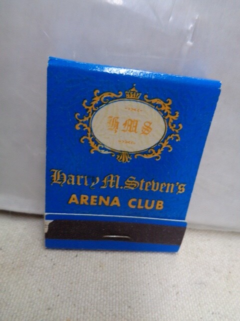 Larry Stevens ARENA Club Nassau Coliseum restaurant NY 1972 1973 unused