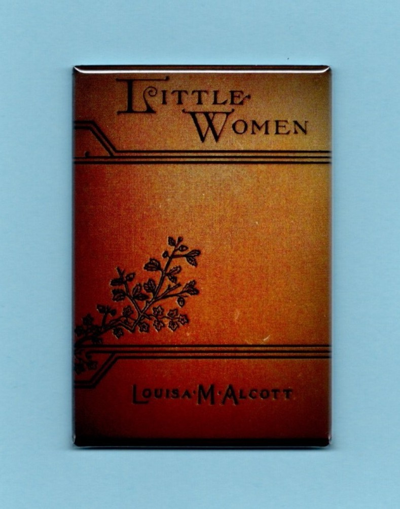 LOUISA MAY ALCOTT *2X3 FRIDGE MAGNET* AUTHOR LITTLE WOMEN NOVELIST FEMNIST BOOK