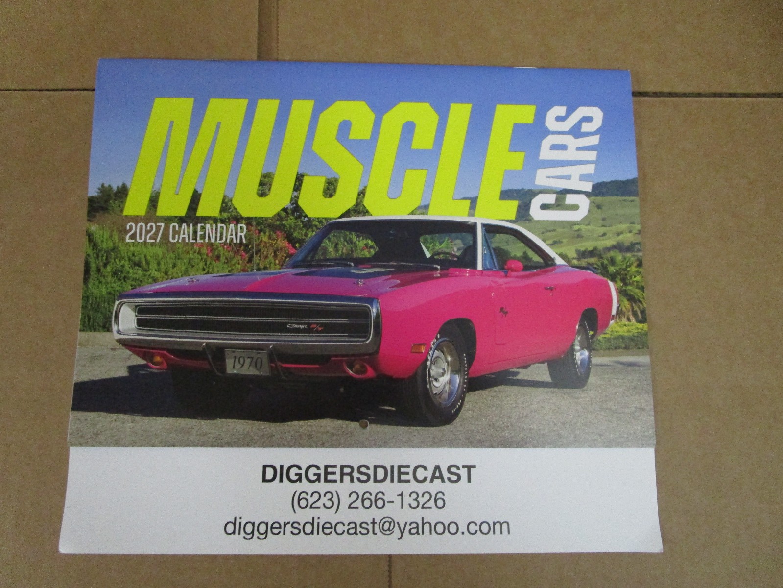 MUSCLE CAR CALENDAR 2027 MUSCLE CAR CALENDAR 2027