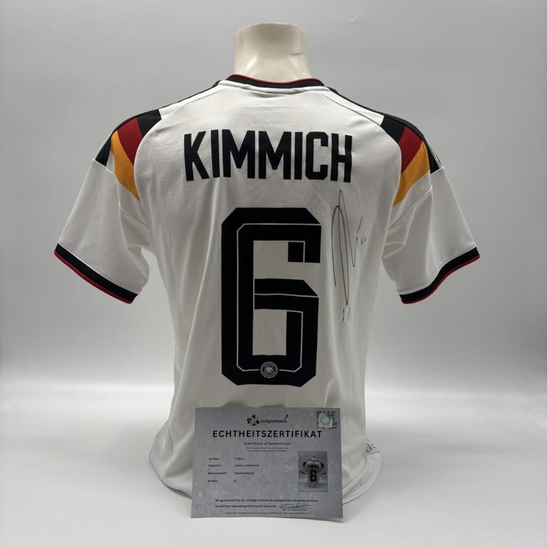 Germany DFB World Cup 2026 Joshua Kimmich Signed Jersey Adidas COA New S