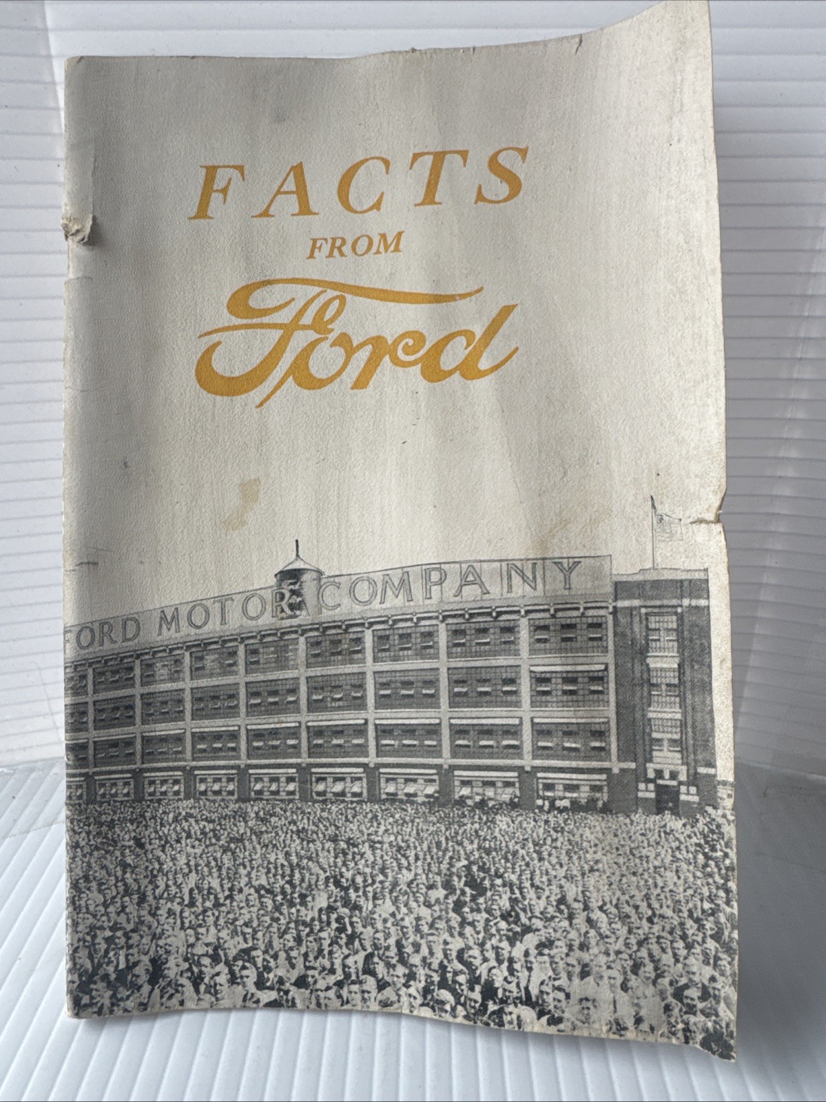 Vintage Facts From Ford Fourth Edition 1920 Booklet
