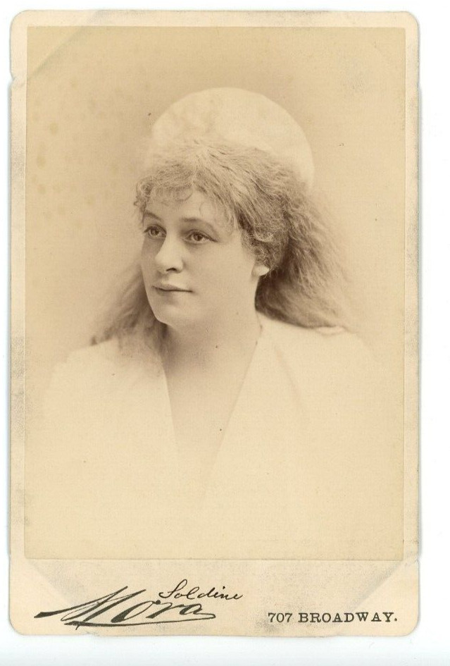 Vintage Cabinet Card Emily Soldene English singer, actress, director, Novelist Vintage Cabinet Card Emily Soldene English singer, actress, director, Novelist