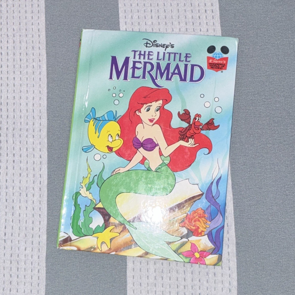 Disney The Little Mermaid Book 1993 Grolier Book Club Edition