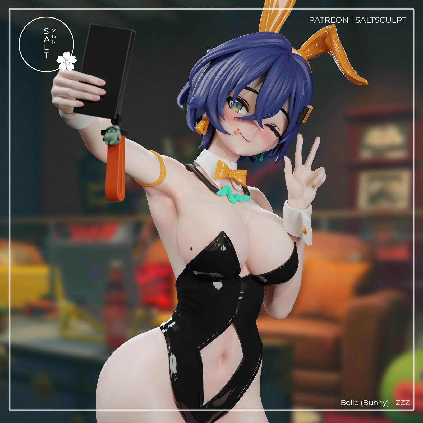 Belle (Bunny) – Zenless Zone Zero | UNPAINTED | 1/8 Scale Resin Kit