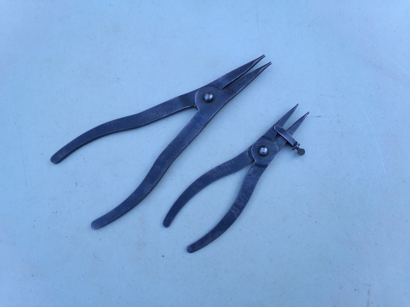 2 Vintage Waldes Truarc Pliers No 4 No 6