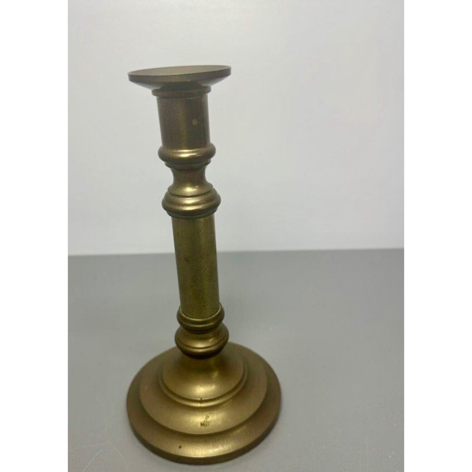 Antique Heavy Brass Candle Holder San Pacific Imports #16