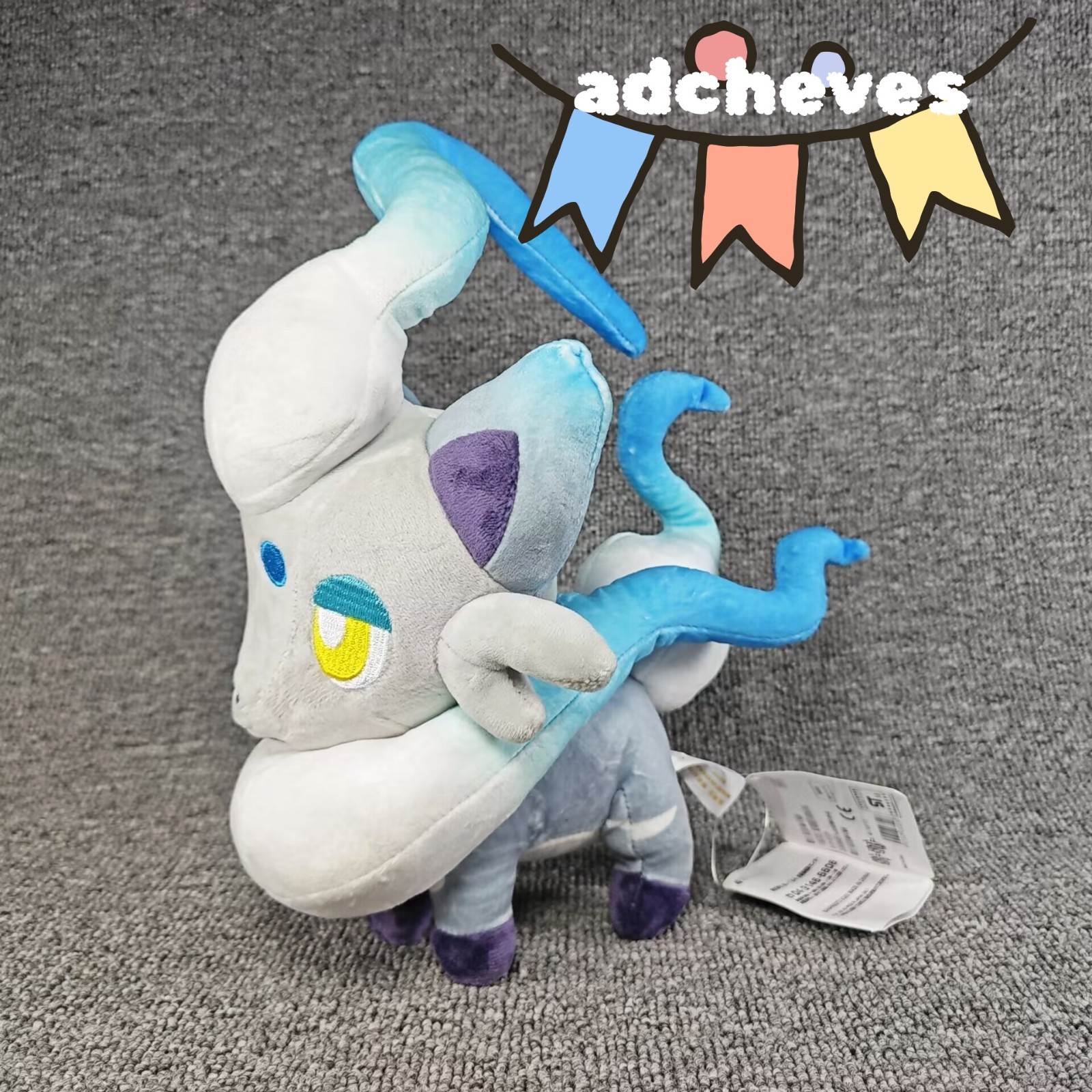 Pokemon Blue Zorua Standing Stuffed Doll 10in Collectible Soft Plush Toy Tag