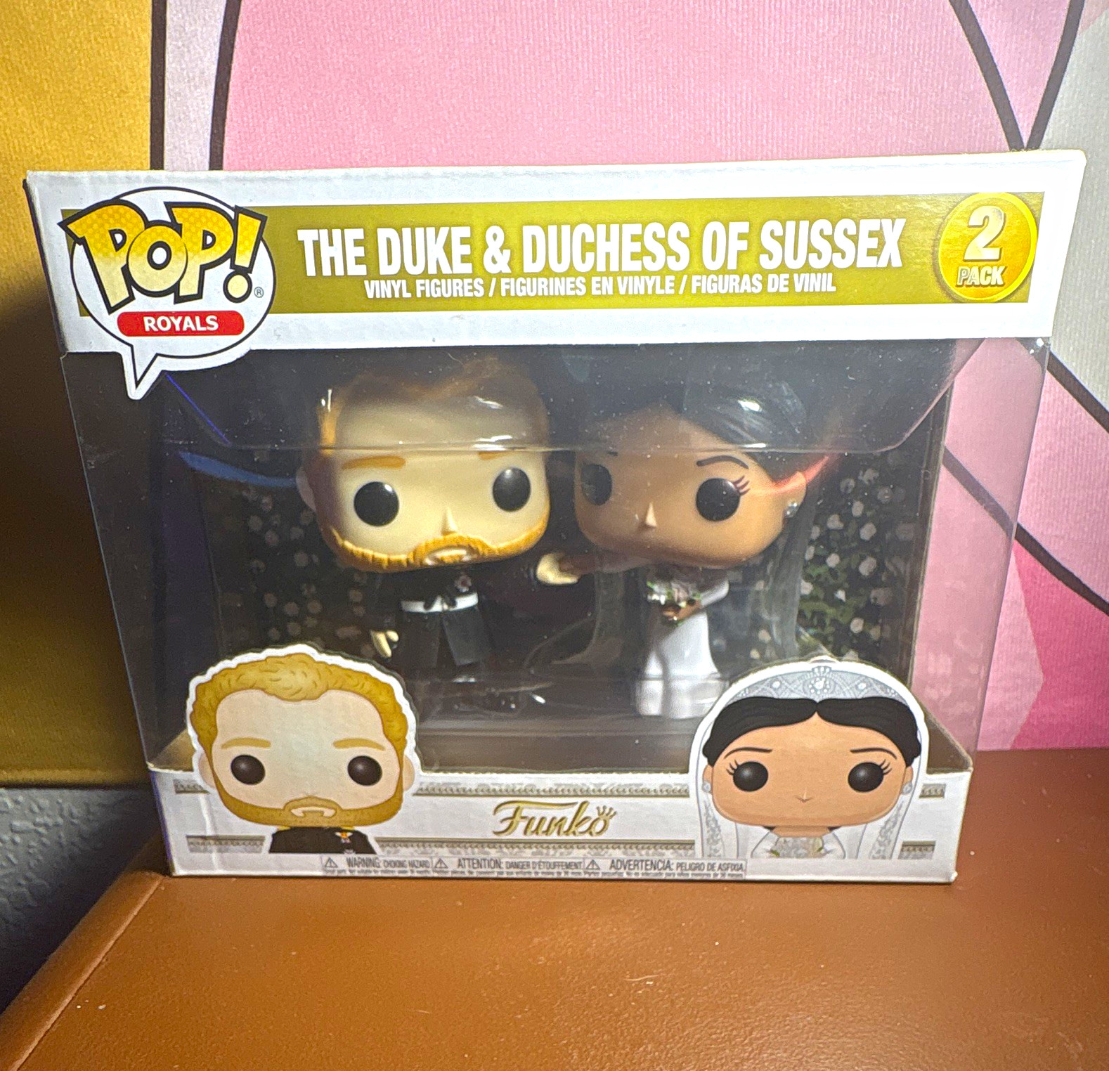 Funko Pop Royals Duke & Duchess of Sussex 2-Pack Vinyl Figures