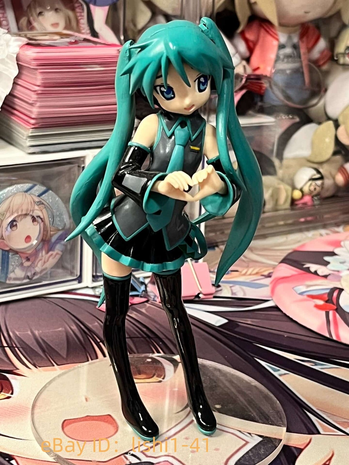 USEDSEGA Lucky Star Kagami Hiiragi Miku Cosplay Figure 17cm Japan Prize In Hand USEDSEGA Lucky Star Kagami Hiiragi Miku Cosplay Figure 17cm Japan Prize In Hand